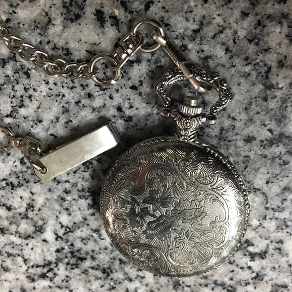 Pocket Watch Gold & Silver w/ Eagle & Stars - Picture 3 of 6